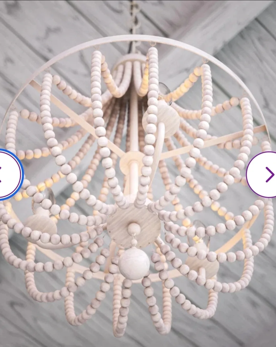 Beaded Chandelier - Elegant Lighting Fixture thumbnail