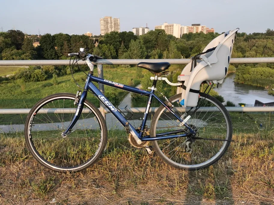 Bike with child seat thumbnail