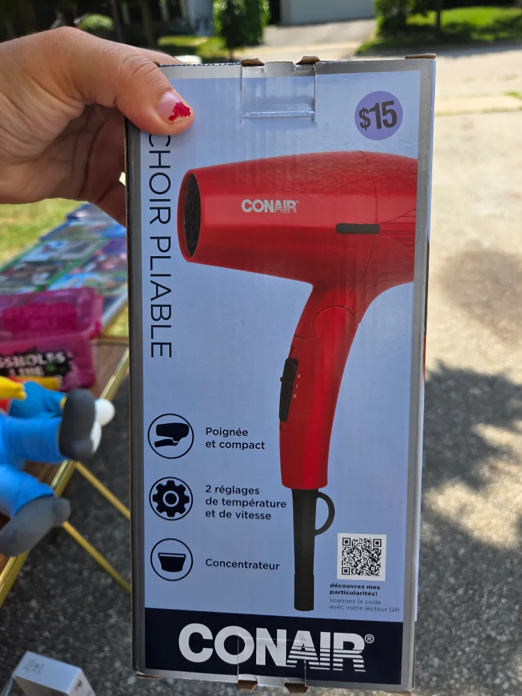 Conair Hair Dryer - Red thumbnail