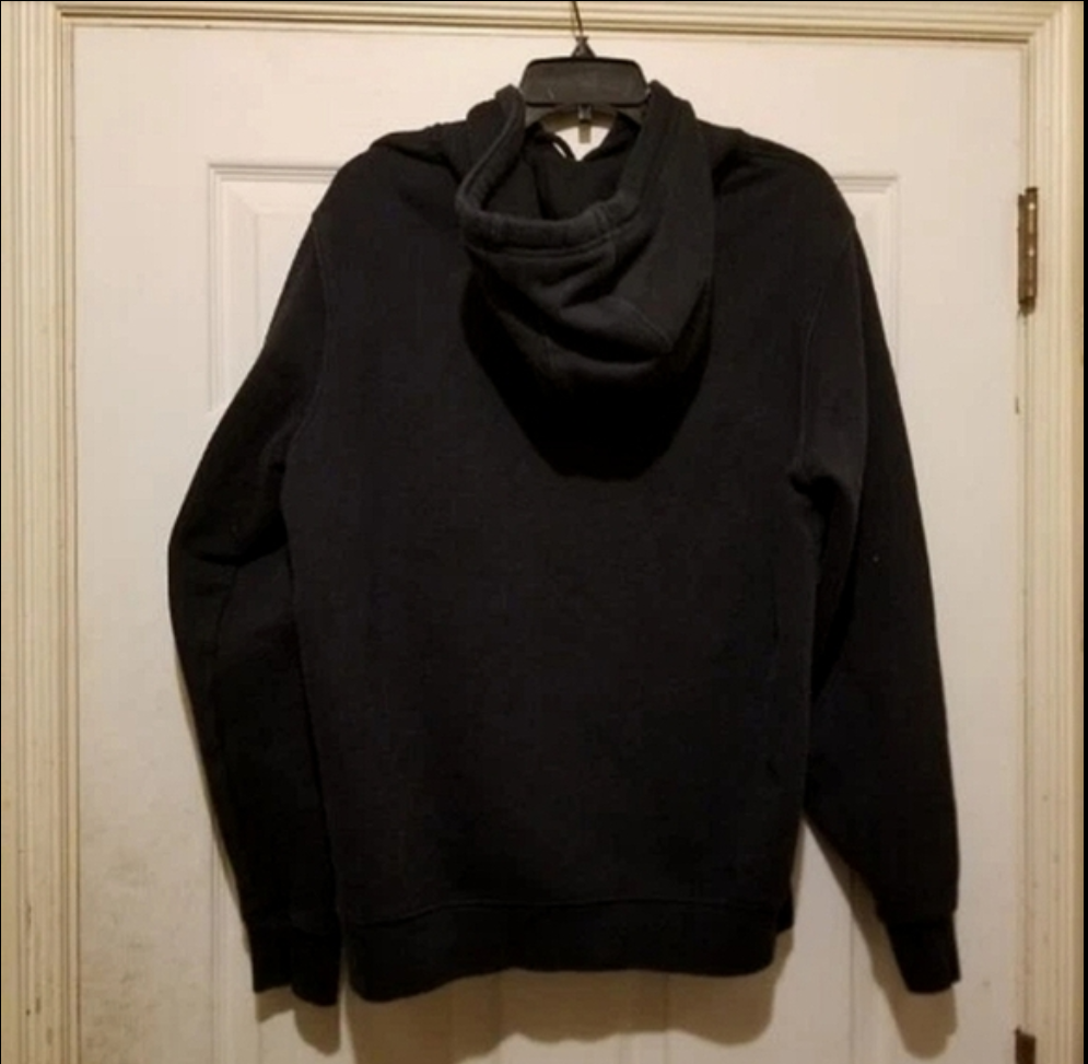 Caterpillar Hoodie Mens Large Black Construction Sweatshirt CAT - photo 4