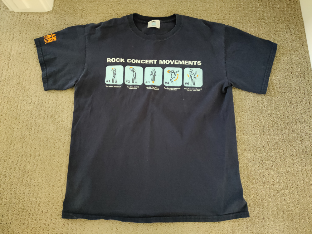 Blue Man Group Rock Concert T-Shirt - Size: Medium - Cotton