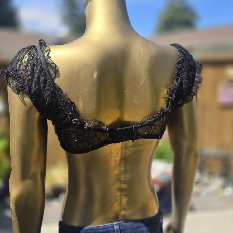 Vintage La Senza Black Lingerie Top - Size L/G - photo 5