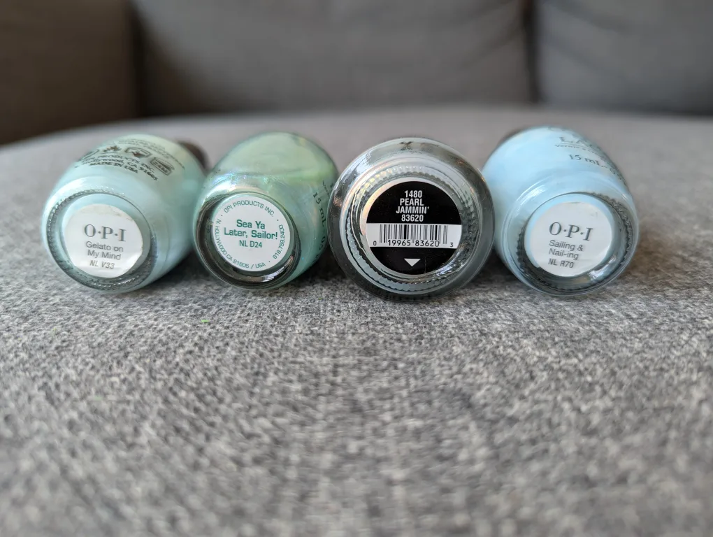 Nail Polish $5 each or $20 for 5 (Blues) image indicator(2)