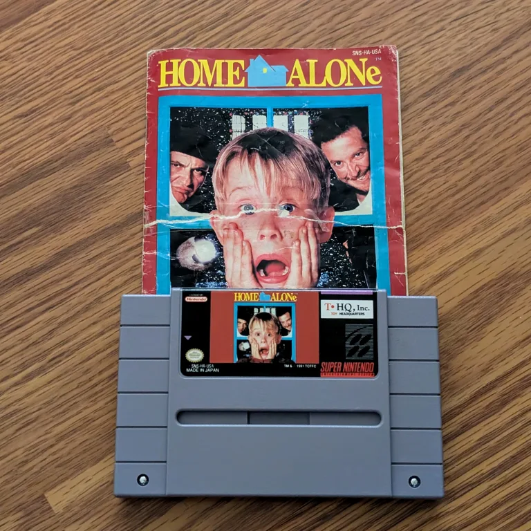 SNES Home Alone Game complete image indicator(2)