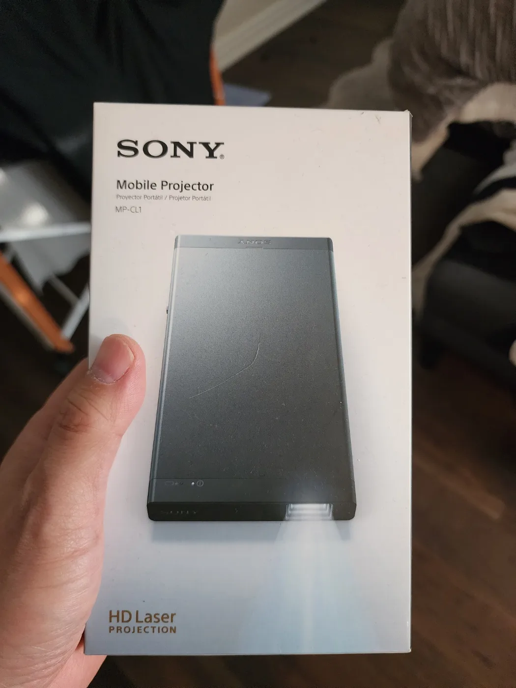 Sony MP-CL1 HD Laser Mobile Projector thumbnail