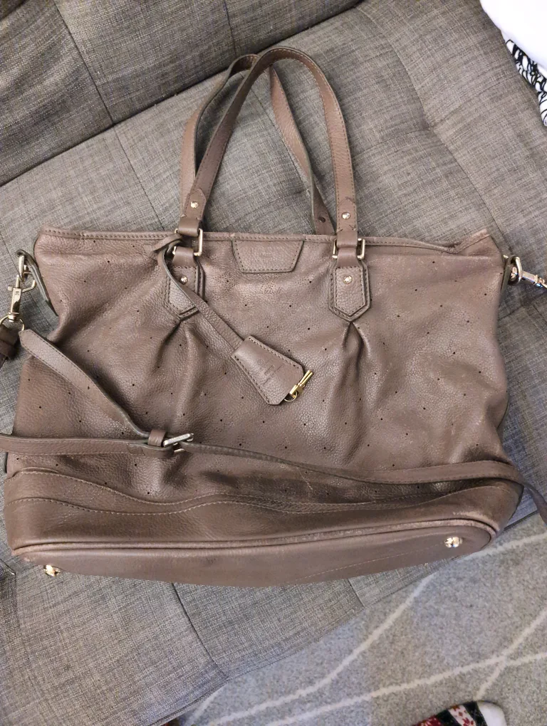 Brown Leather Louis Vuitton Handbag thumbnail