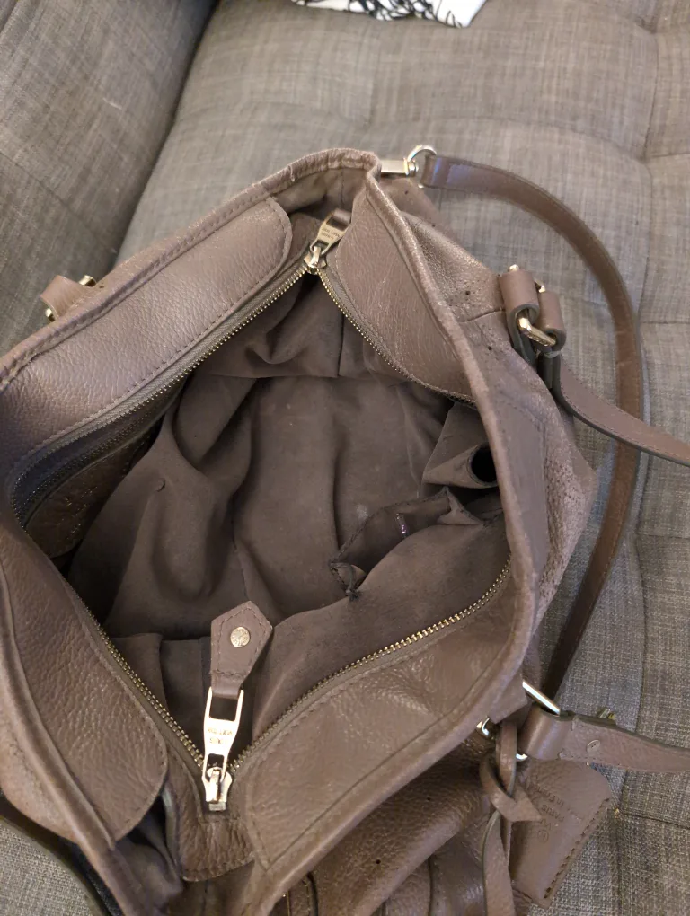 Brown Leather Louis Vuitton Handbag image indicator(4)