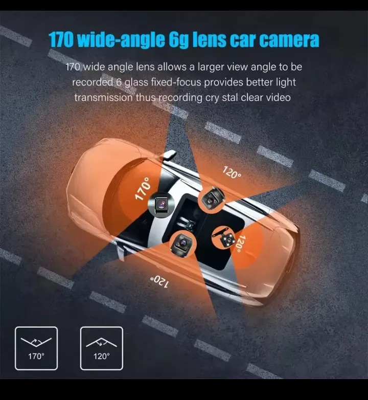 Dashcam, 4-Channel, 1080P, 4 Channels, IR Night Vision, G-Sensor image indicator(8)