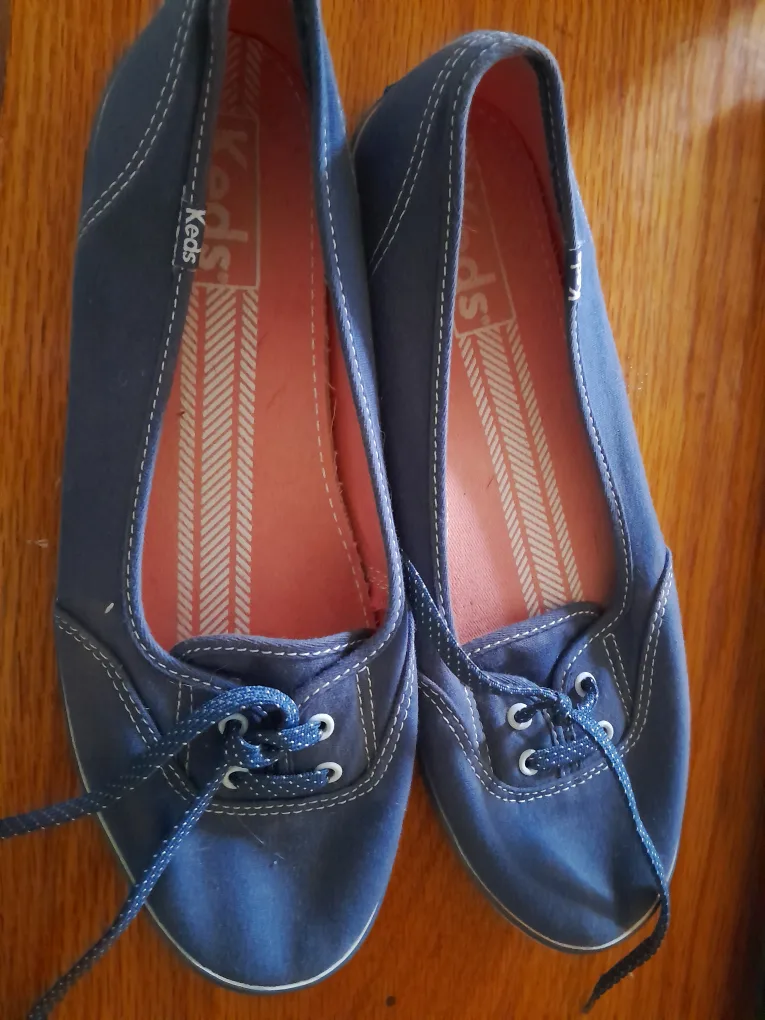 Keds Women's US 9 Blue Lace-Up Sneakers thumbnail