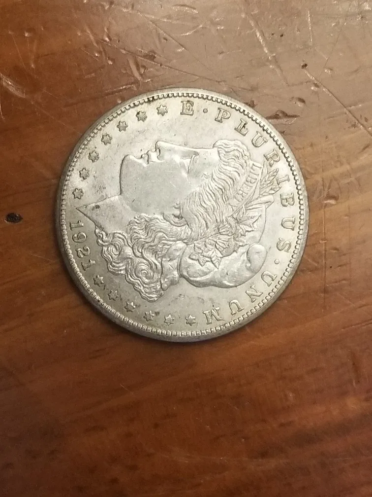 1921 silver dollar thumbnail
