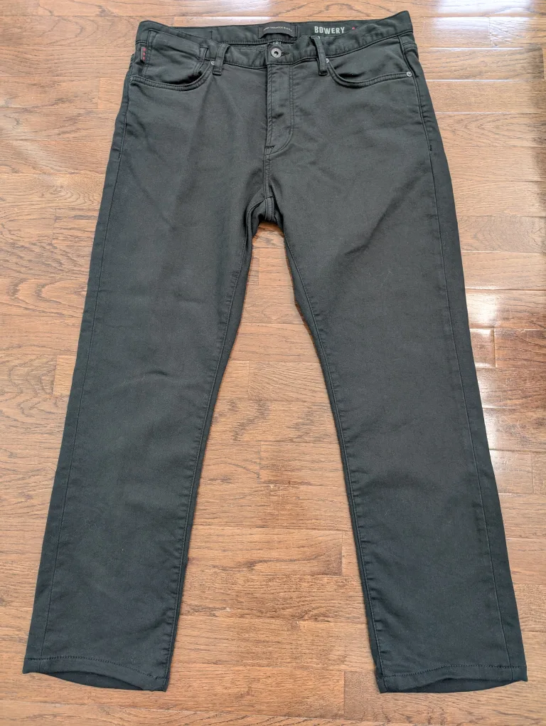 John Varvatos Bowery Black Jeans, Size 34 thumbnail