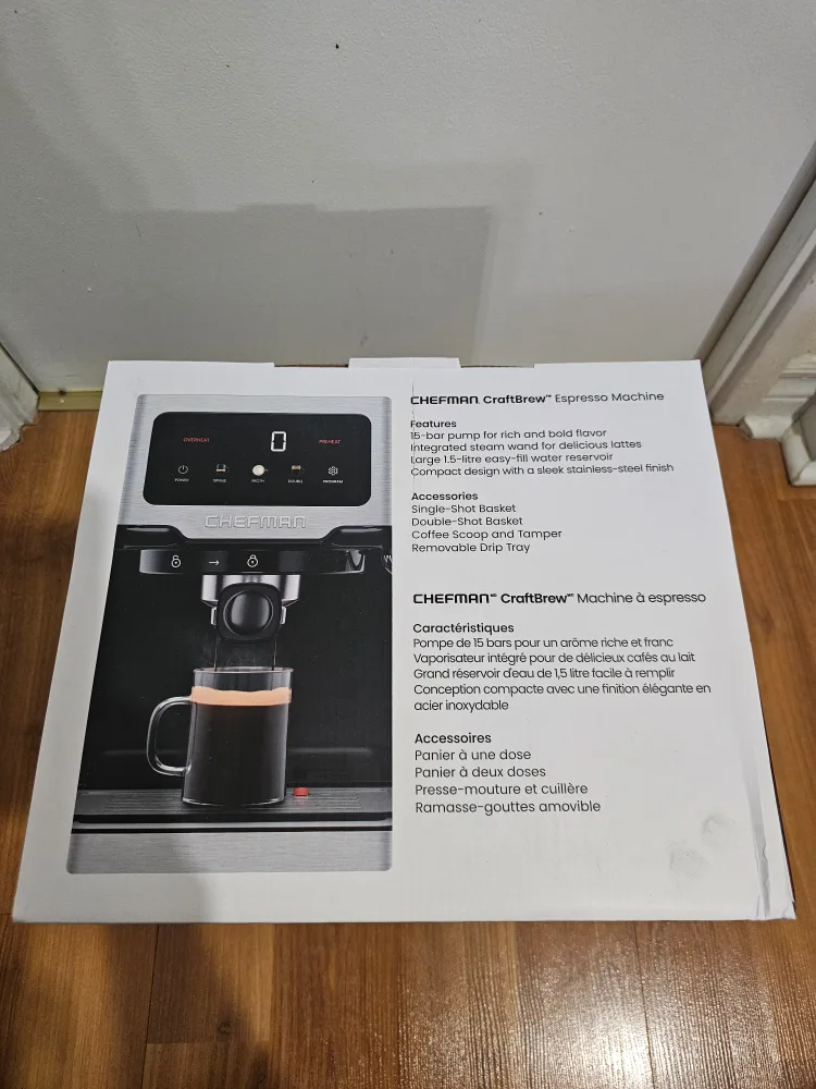 CHEFMAN CraftBrew Espresso Machine 🇨🇦 image indicator(5)