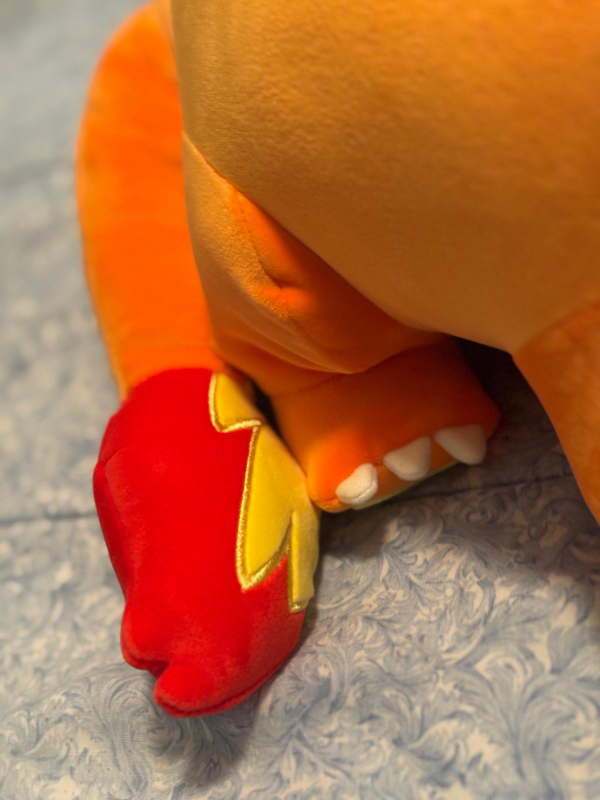 18" Sleeping Charmander Pokémon Plush (new with tags) - photo 3