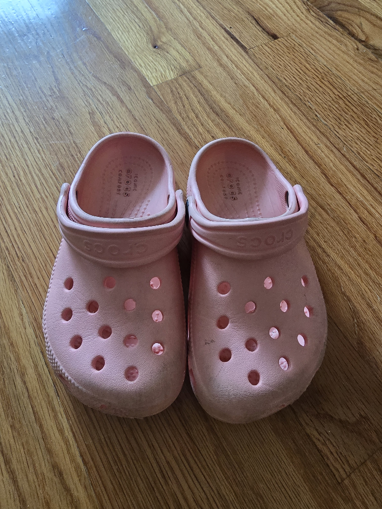 Crocs Clogs, Size C10, Pink