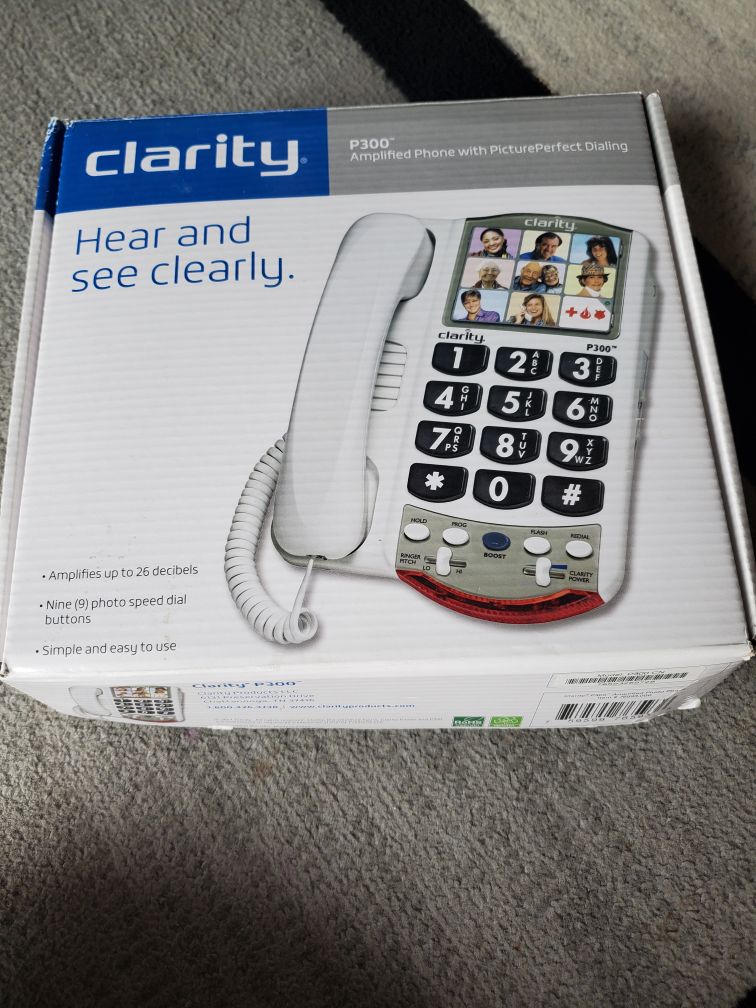 Clarity P300 Amplified Phone - photo 2