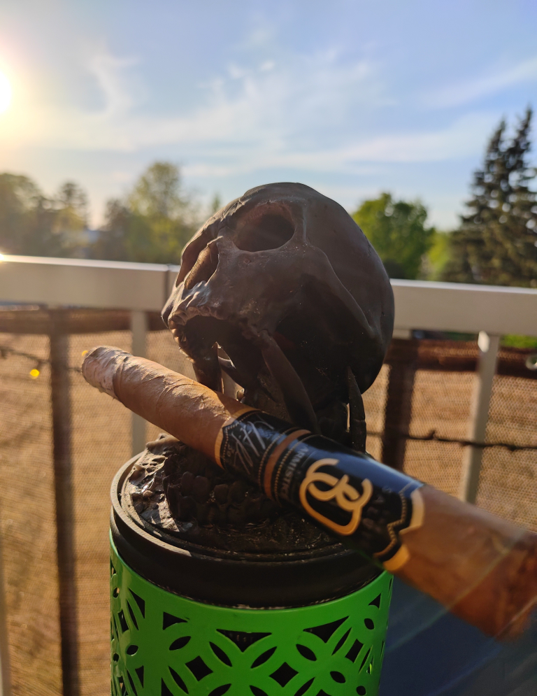 skull ashtray
