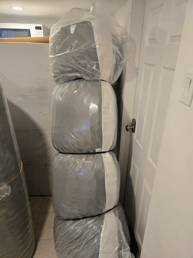 IKEA VALEVÅG King Mattress Pad, Firm White thumbnail