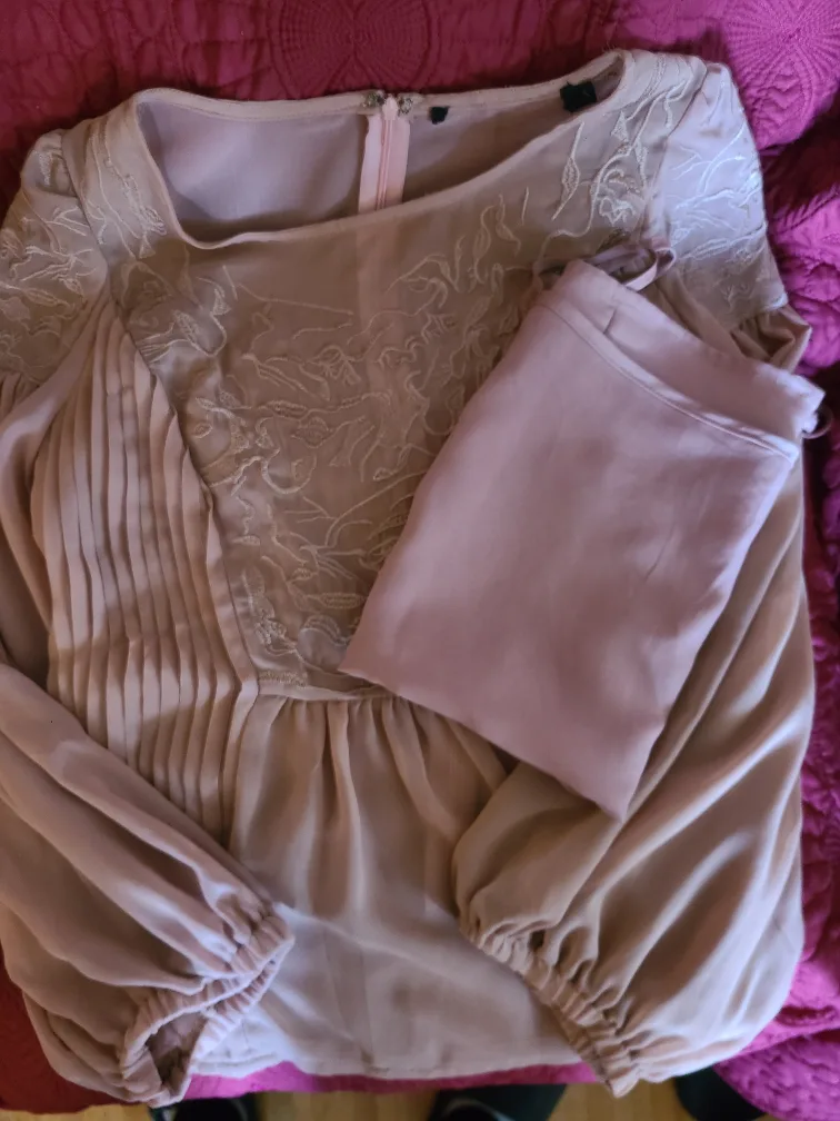 Blouse and Pants Set - Peach Colour thumbnail