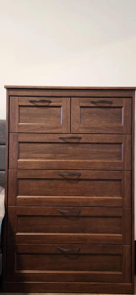 Wooden Dresser with 6 Drawers thumbnail