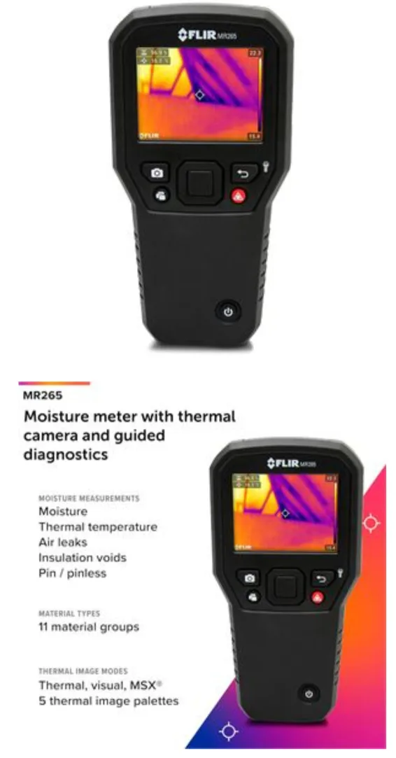 FLIR MR265 Moisture Meter with Thermal Camera thumbnail
