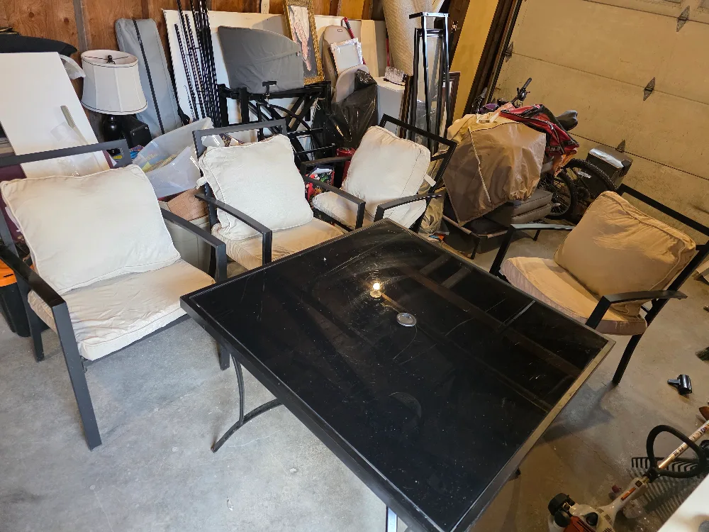 Patio Table with 4 Chairs - Outdoor Set thumbnail