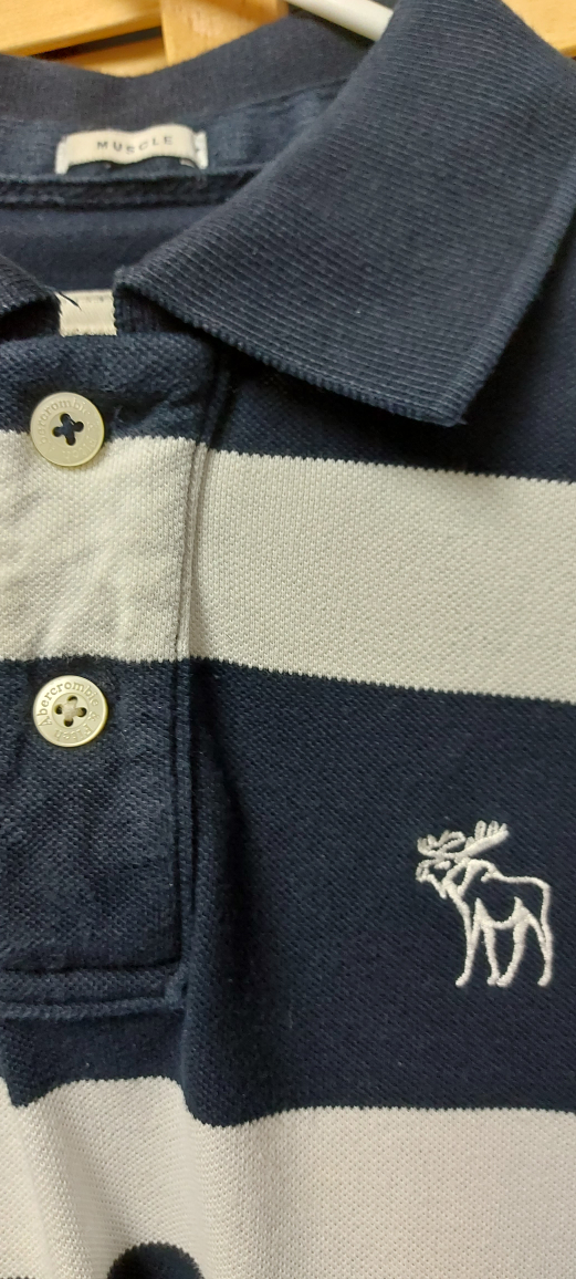 Abercrombie & Fitch Striped Polo Shirt - XL - photo 2