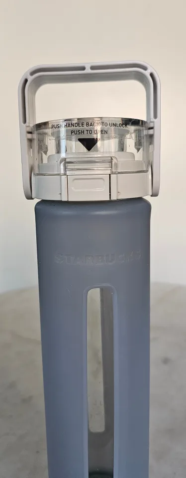 Starbucks Glass Water Bottle Silicone Cover 16 oz image indicator(4)