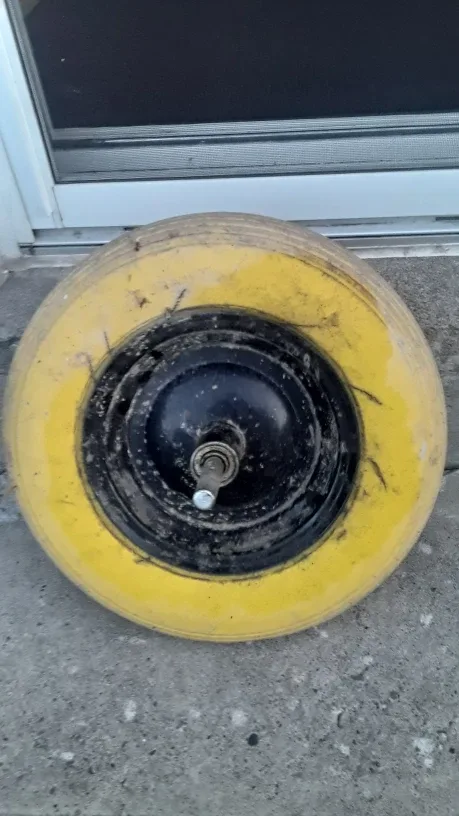 Yellow Wheelbarrow Wheel thumbnail