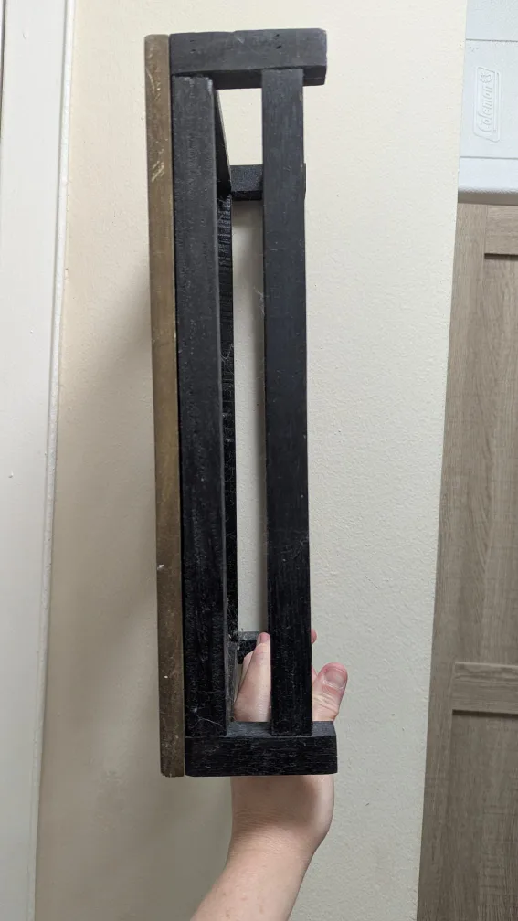 HomeSense Wooden Double Circle pet feeder image indicator(2)