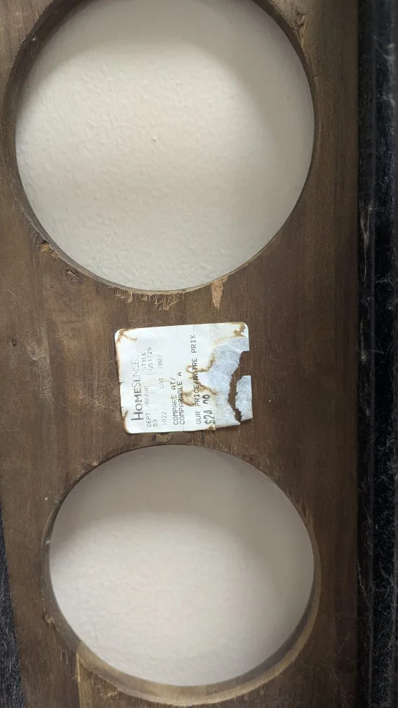 HomeSense Wooden Double Circle pet feeder image indicator(3)