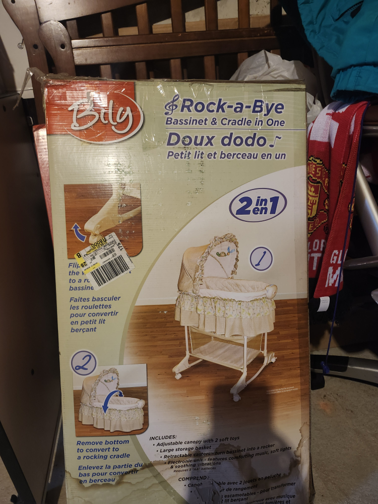 Bily Rock-a-Bye Bassinet & Cradle in One