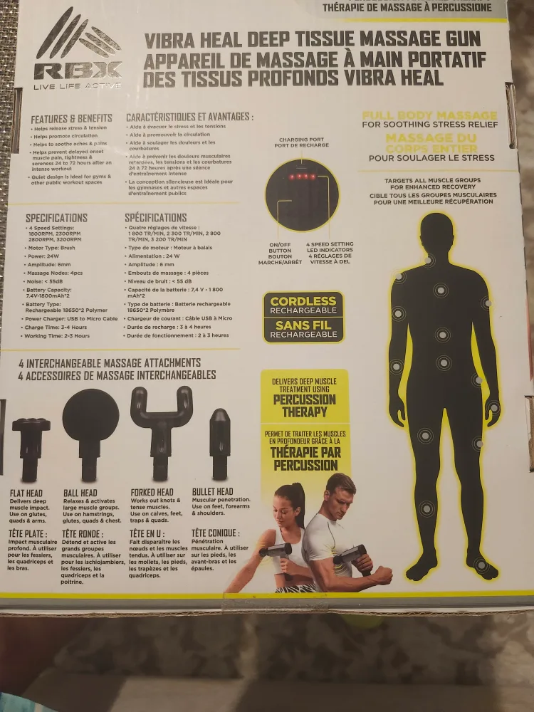 Vibra Heal Deep Tissue Massage Gun thumbnail