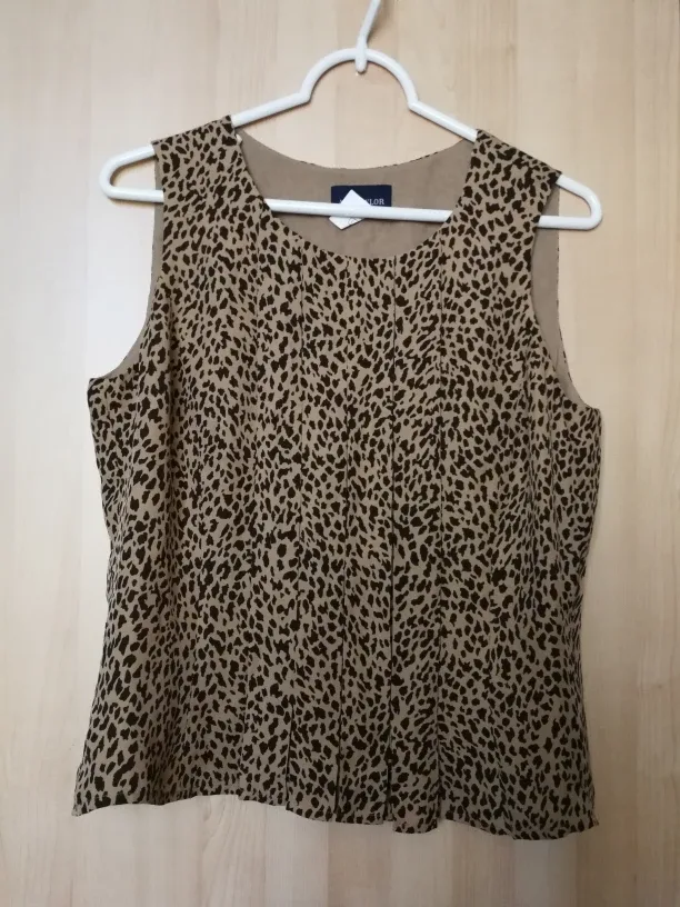 Ann Taylor Leopard Print Sleeveless Blouse - Size S image indicator(6)