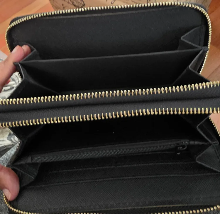 Vogue Magazine Collage Zip-Around Wallet image indicator(3)