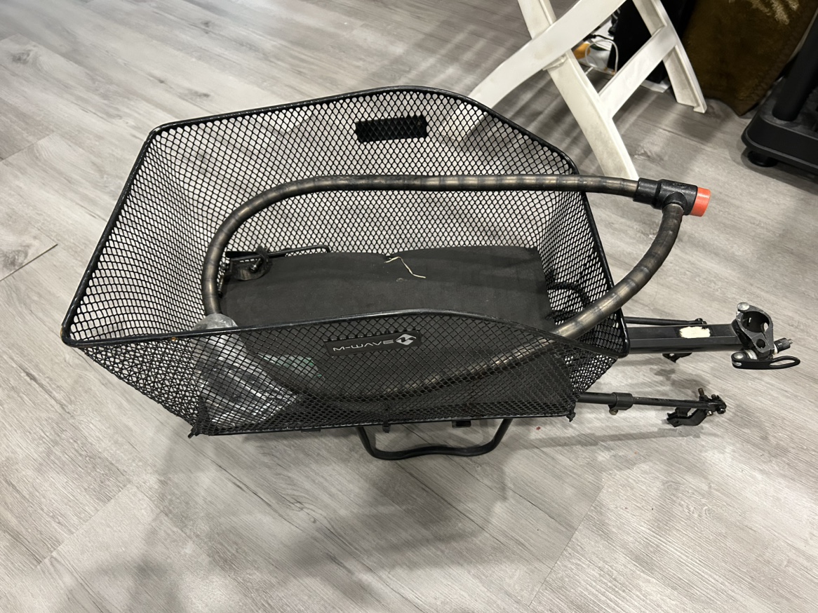 Bike Accessories: Light, Mirror, Basket, Lock - photo 3