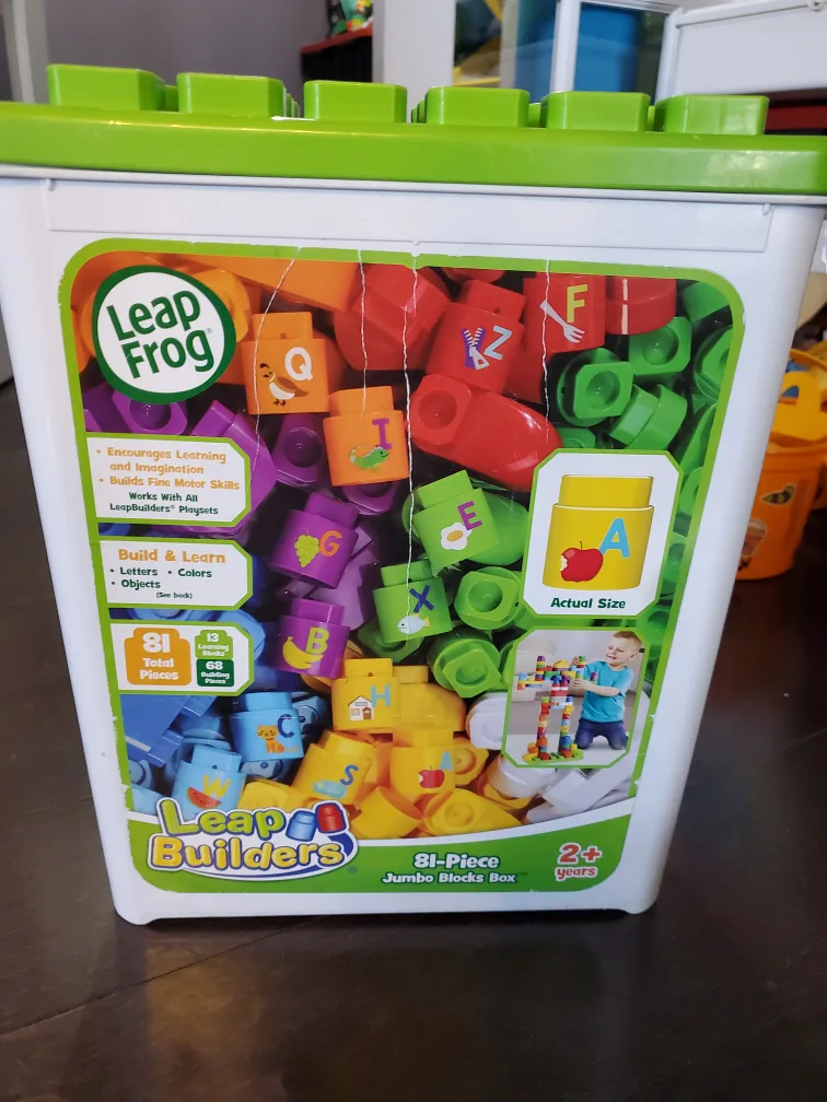 LeapFrog LeapBuilders  Jumbo Blocks thumbnail