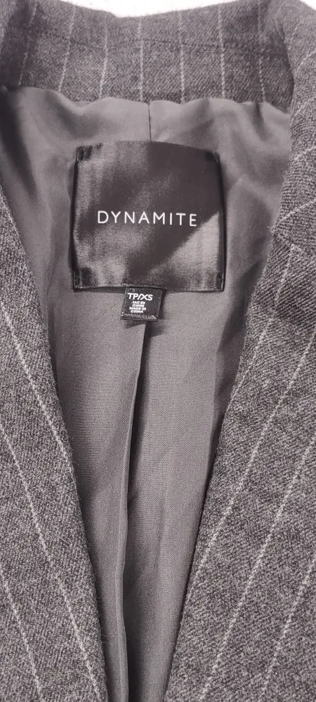 Dynamite Pinstripe Blazer thumbnail