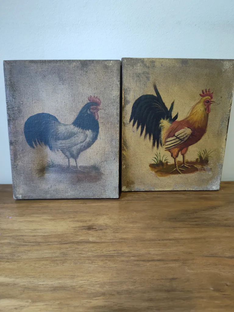 Rooster Art Prints - Set of 2 thumbnail