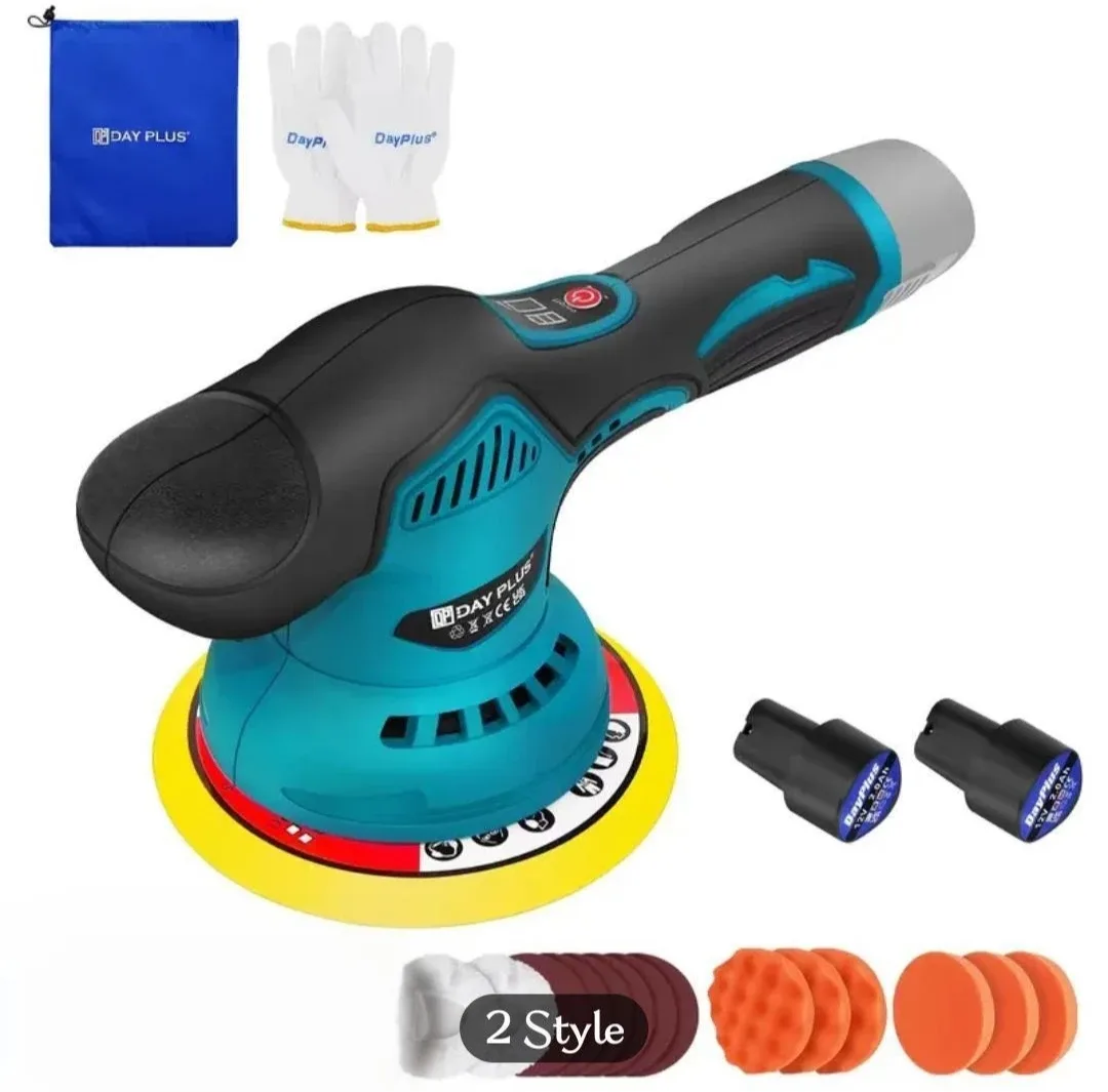 DAY PLUS Cordless Car Polisher Buffer Kit thumbnail