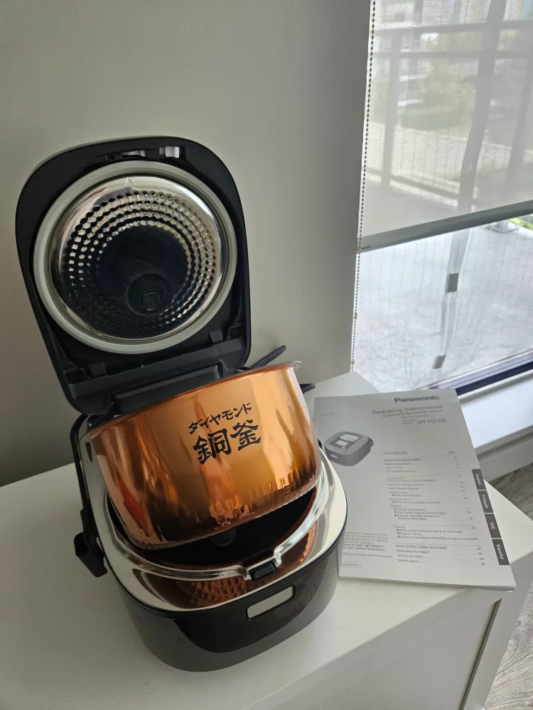 Panasonic Diamond Copper Inner Pan Rice Cooker (Made in Japan) thumbnail