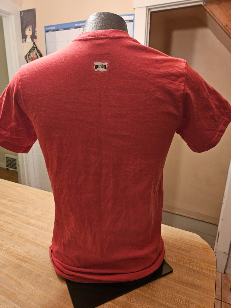 Icecream Red Graphic T-Shirt Size S - photo 2