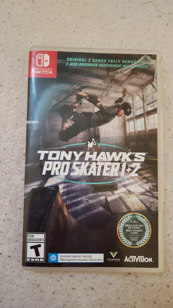 Tony Hawk's Pro Skater 1+2 - Nintendo Switch Game thumbnail