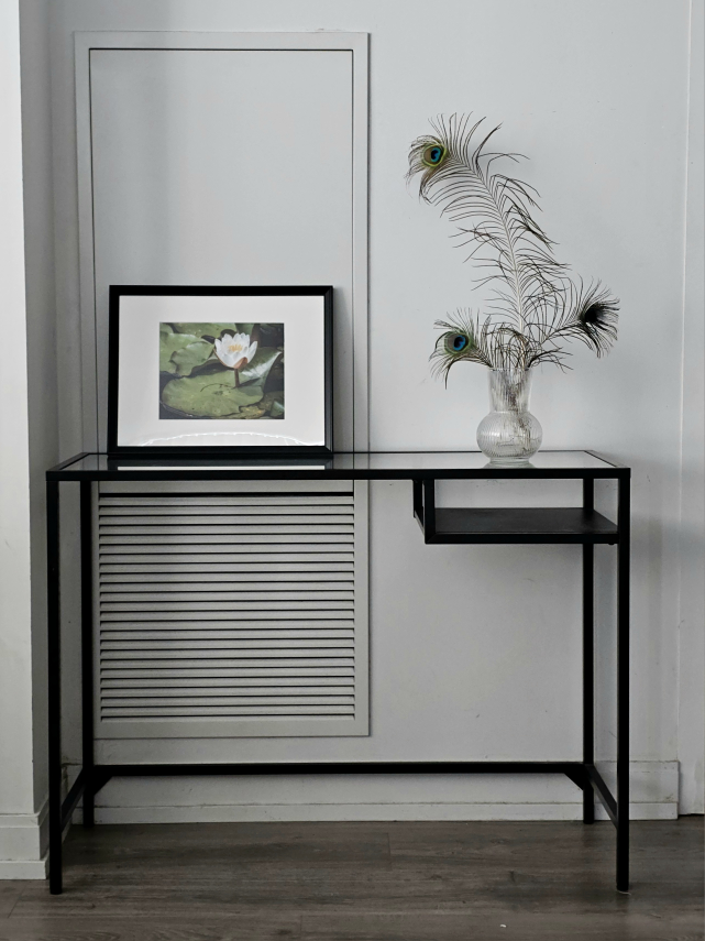 Framed White Water Lily Photo Print