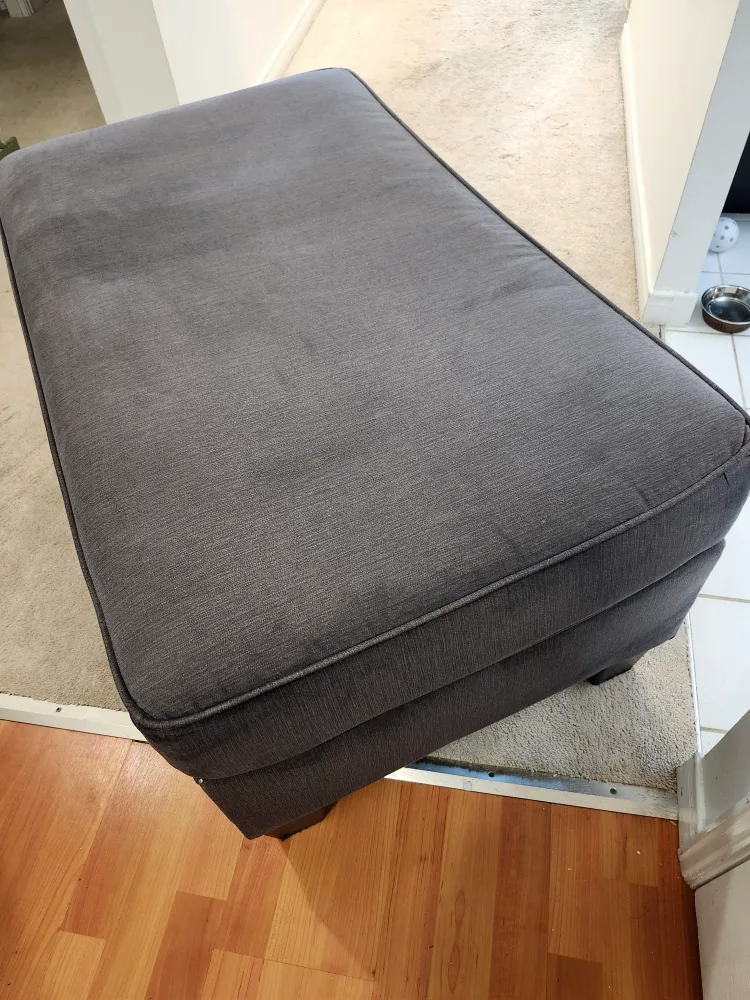 Ottoman - 44" x 24" Grey Ashley Furniture thumbnail