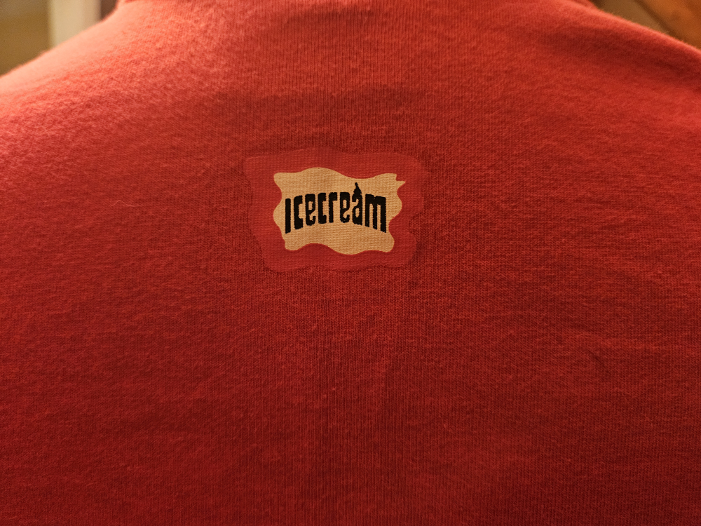 Icecream Red Graphic T-Shirt Size S - photo 3