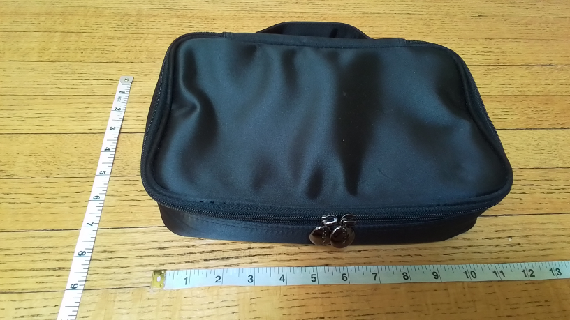 Shiseido Black Travel Cosmetic Organizer