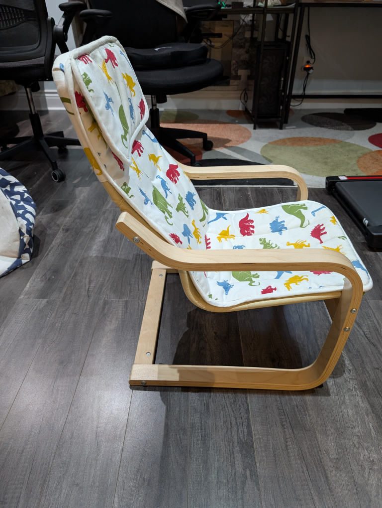 IKEA Poang Kids Armchair - Dinosaur Print - photo 2