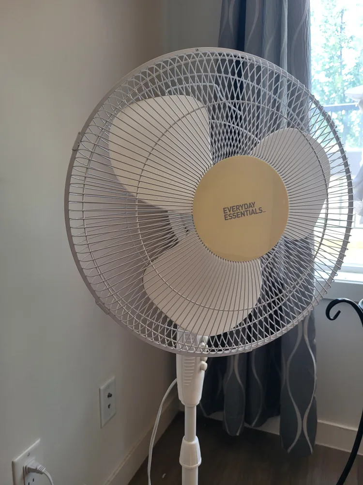 Everyday Essentials Stand Fan - White thumbnail