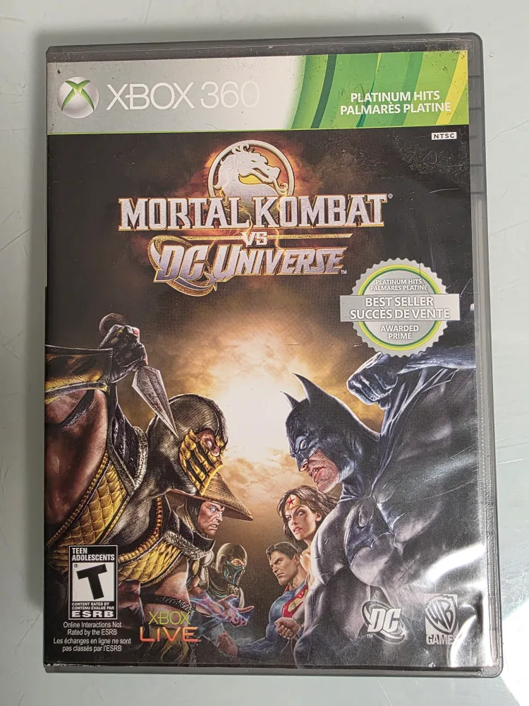 Mortal Kombat vs DC Universe Xbox 360 Game thumbnail