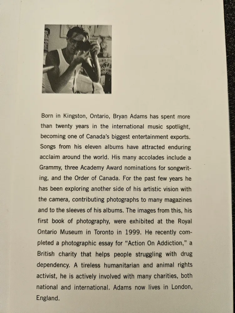 Made in Canada Photographs by Bryan Adams Softcover Book image indicator(3)